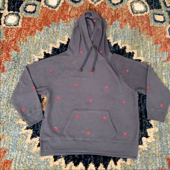 COPY - 🌺NWT Pink Victoria’s Secret Roses Fuzzy Skinny Jogger Hoodie Matching Se… - Picture 2 of 11